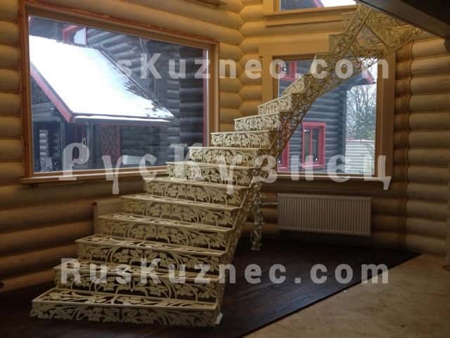 Кованные лестницы мастерской РусКузнец